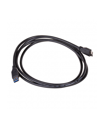 Kabel Akyga AK-USB-13 (USB 3.0 M - Micro USB typu B  USB 3.0 Typu B M; 1 8m; kolor czarny)