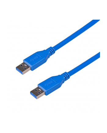 Kabel Akyga AK-USB-14 (USB 3.0 M - USB 3.0 M; 1 8m; kolor niebieski)