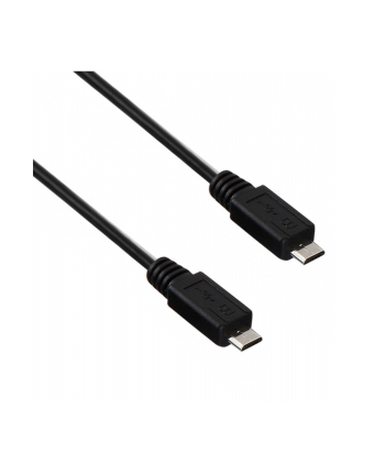 Kabel Akyga AK-USB-17 (Micro USB M - Micro USB M; 0 6m; kolor czarny)