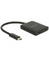 DELOCK SPLITTER VIDEO USB TYPE-C -> 2X HDMI 4K - nr 5