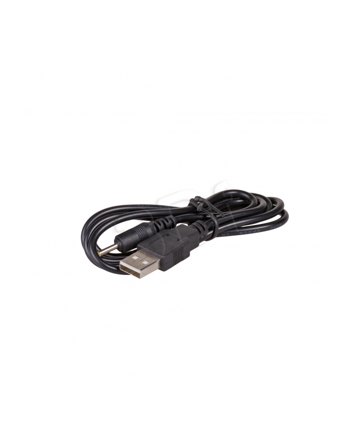 Kabel Akyga AK-DC-02 (USB M - 2.5 x 0.7 mm M; 0 8m; kolor czarny) główny