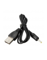 Kabel Akyga AK-DC-02 (USB M - 2.5 x 0.7 mm M; 0 8m; kolor czarny) - nr 3