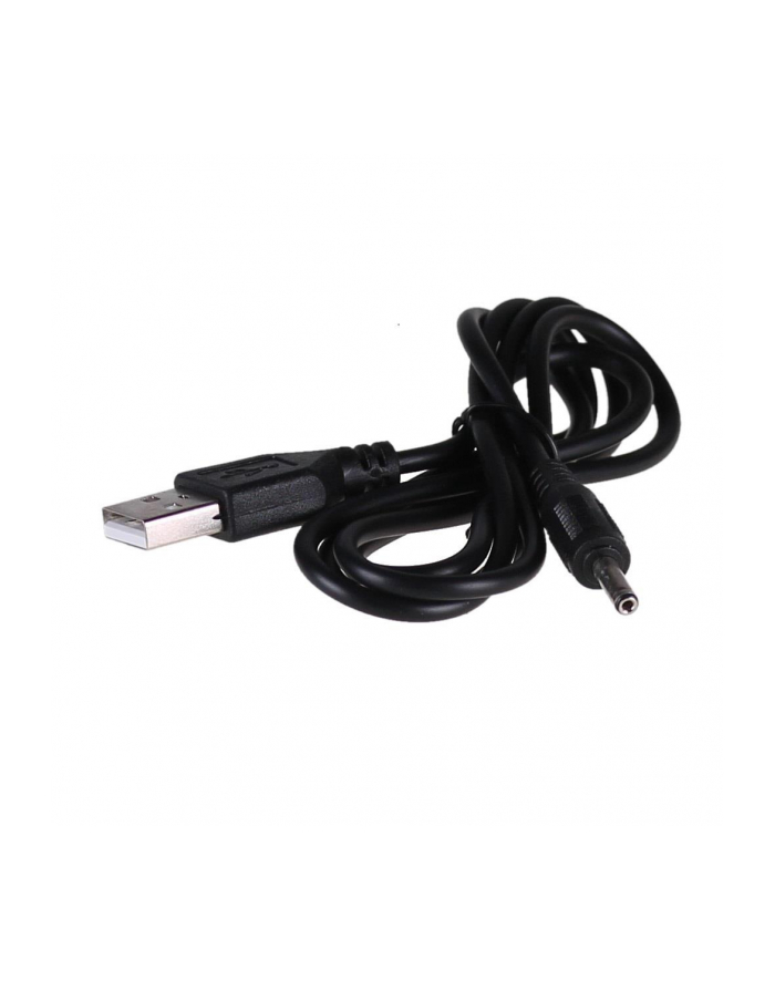 Kabel Akyga AK-DC-03 (USB M - 3.5 x 1.35 mm M; 0 8m; kolor czarny) główny