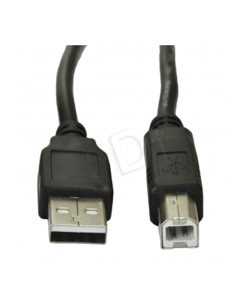 Kabel Akyga AK-USB-18 (USB M - USB 2.0 typu B M; 5m; kolor czarny)