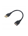 Kabel Akyga AK-USB-23 (USB M - USB 2.0 F; 0 15m; kolor czarny) - nr 4