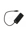 Hub USB Akyga AK-AD-33 (4x USB 3.0; kolor czarny) - nr 1