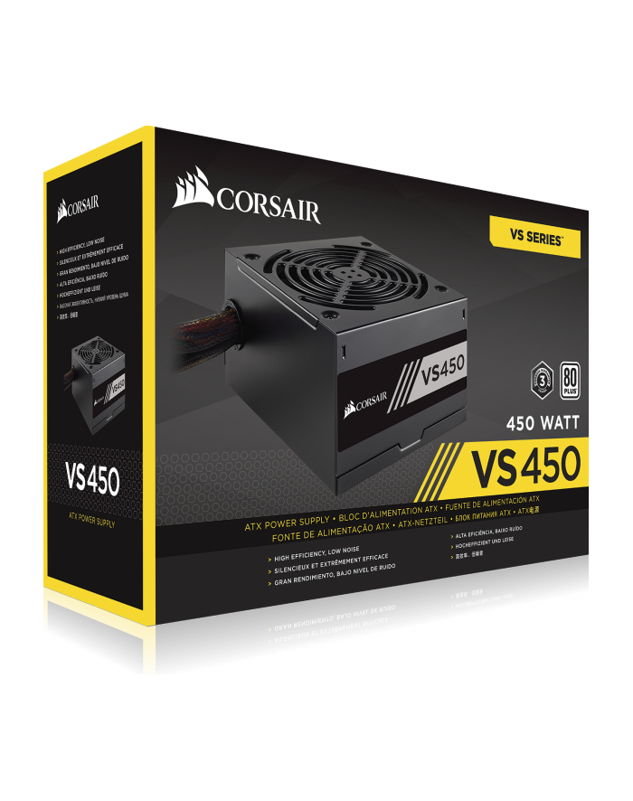 Zasilacz Corsair VS450 450W główny