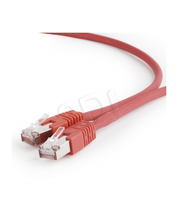 Kabel S/FTP GEMBIRD PP6A-LSZHCU-R-3M (RJ45 - RJ45; 3m; S/FTP; kat. 6a; kolor czerwony)