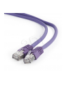 Kabel S/FTP GEMBIRD PP6A-LSZHCU-V-2M (RJ45 - RJ45; 2m; S/FTP; kat. 6a; kolor fioletowy) - nr 1