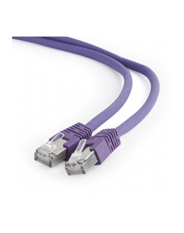 Kabel S/FTP GEMBIRD PP6A-LSZHCU-V-2M (RJ45 - RJ45; 2m; S/FTP; kat. 6a; kolor fioletowy) główny
