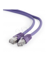 Kabel S/FTP GEMBIRD PP6A-LSZHCU-V-3M (RJ45 - RJ45; 3m; S/FTP; kat. 6a; kolor fioletowy) - nr 1