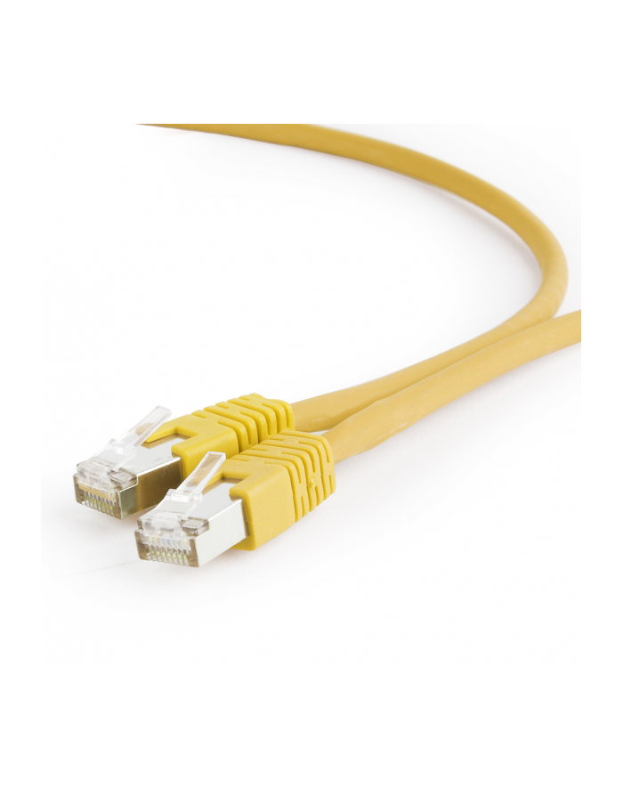 Kabel S/FTP GEMBIRD PP6A-LSZHCU-Y-0.25M (RJ45 - RJ45; 0 25m; S/FTP; kat. 6a; kolor żółty) główny