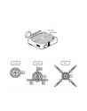 Uchwyt do projektora Maclean MC-780 (sufitowy; 73 mm - 300 mm; 13 5 kg ; kolor czarny) - nr 3