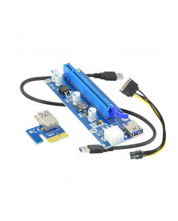 AKYGA RISER PCI-E 1X - 16X USB 3.0 AK-CA-64