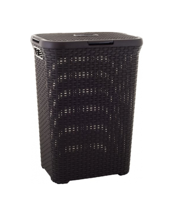 Kosz na bieliznę  CURVER Natural Style 189206 (60l; 1 komora; kolor ciemnobrązowy)