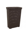 Kosz na bieliznę  CURVER Natural Style 193009 (40l; 1 komora; kolor ciemnobrązowy) - nr 2