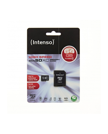 Karta pamięci z adapterem INTENSO  3413490 (64GB; Class 10; Adapter) nr 2