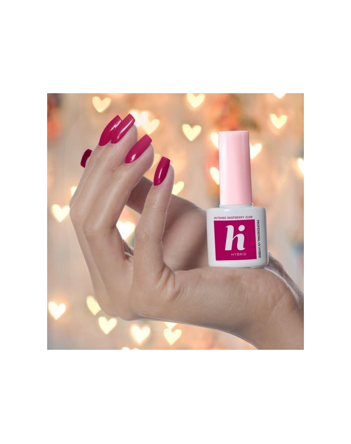 Lakiery Hi Hybrid Hybrydowy (5 ml; Czerwony  Różowy - Intense Raspberry 248) główny