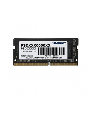Pamięć RAM Patriot Memory Signature PSD416G24002S (DDR4 SO-DIMM; 1 x 16 GB; 2400 MHz; CL17)