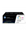 hewlett-packard Toner HP CF252XM (oryginał HP410X HP 410X zestaw zawiera cmy CF411X CF412X CF413X; 3 x 5 000 stron; czerwony niebieski żółty) - nr 23