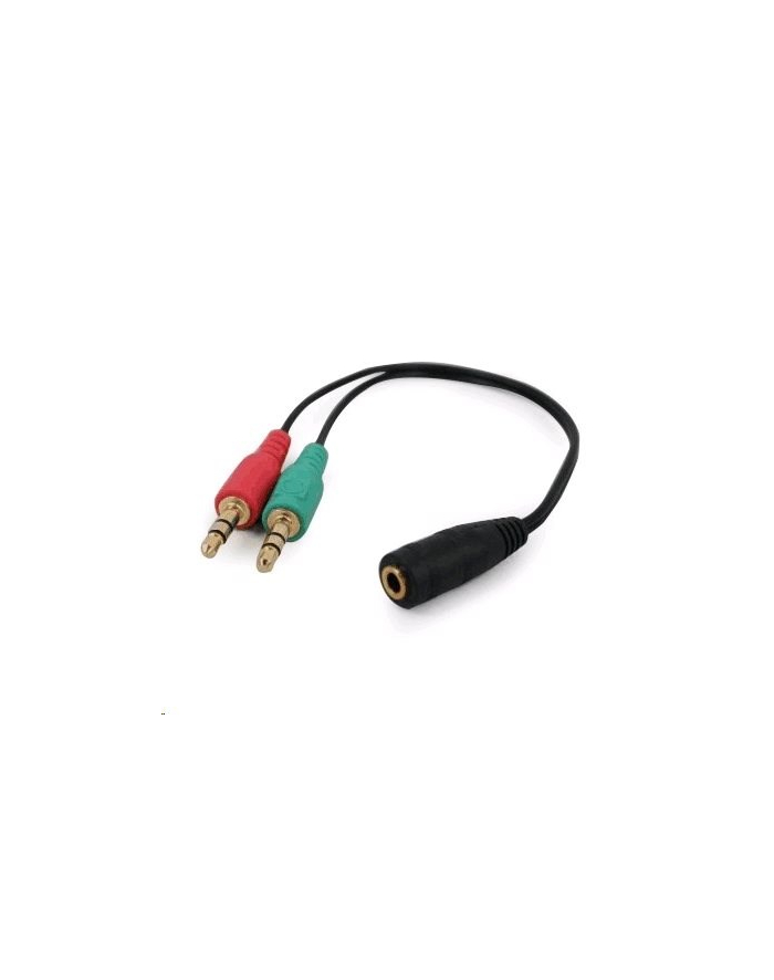 Kabel GEMBIRD  CCA-418 (Mini Jack x2 M - Jack stereo 3 5 mm F; 0 20m; kolor czarny) główny