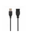 Kabel GEMBIRD CCP-USB2-AMAF-0.15M (USB 2.0 M - USB 2.0 F; 0 15m; kolor czarny) - nr 10