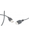 Kabel GEMBIRD CC-USB2-AMAF-75CM/300-BK (USB 2.0 typu A M - USB 2.0 typu A F; 0 75m; kolor czarny) - nr 1
