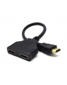 Adapter GEMBIRD DSP-2PH4-04 (HDMI M - 2x HDMI F; 0 20m; kolor czarny) - nr 3