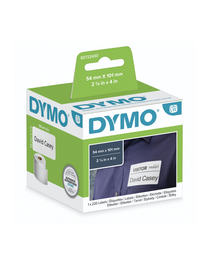 Dymo- etykiety transportowe 101x54mm 1x220szt główny