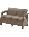 Sofa ALLiBERT Corfu Love Seat 223214 (kolor brązowy) - nr 1