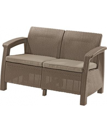 Sofa ALLiBERT Corfu Love Seat 223214 (kolor brązowy)