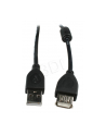 Przedłuzacz USB 2.0 typu AM-AF 1.8m FERRYT czarny - nr 10