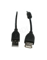 Przedłuzacz USB 2.0 typu AM-AF 1.8m FERRYT czarny - nr 7