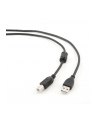 Kabel USB 2.0 typu AB AM-BM 1.8m FERRYT czarny - nr 11