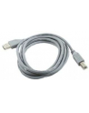 Kabel USB 2.0 typu AB AM-BM 1.8m szary - nr 11