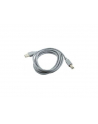 Kabel USB 2.0 typu AB AM-BM 1.8m szary - nr 5