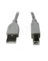 Kabel USB 2.0 typu AB AM-BM 1.8m szary - nr 6