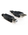 Kabel USB 2.0 typu AB AM-BM 1.8m czarny - nr 6