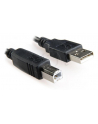 Kabel USB 2.0 typu AB AM-BM 1.8m czarny - nr 9