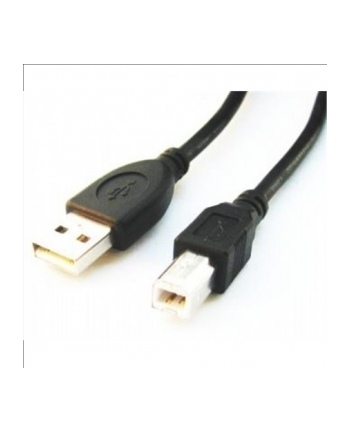 Kabel USB 2.0 typu AB AM-BM 1.8m czarny