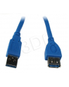 Przedłużacz USB 3.0 typu AM-AF 1.8m niebieski - nr 1