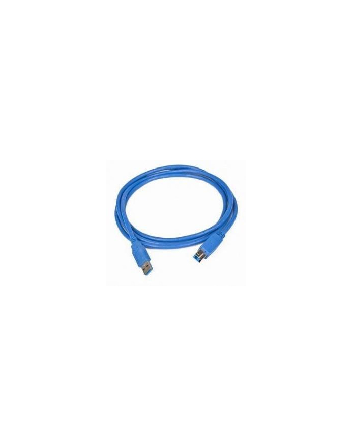 Kabel USB 3.0 typu AB AM-BM  3m niebieski główny