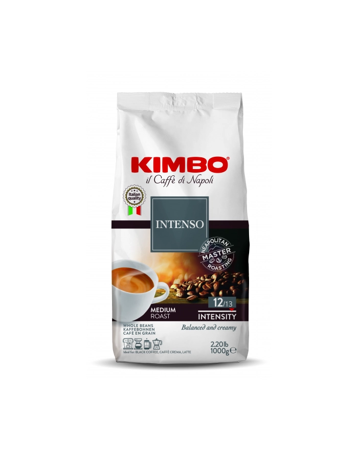 Kawa ziarnista 1000g KIMBO 50% Arabica  50% Robusta (10908) główny