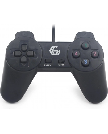 Gamepad GEMBIRD JPD-UB-01 (PC; kolor czarny)