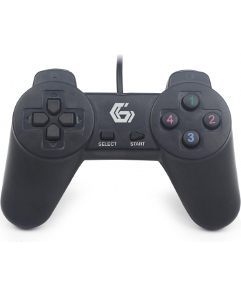 Gamepad GEMBIRD JPD-UB-01 (PC; kolor czarny)