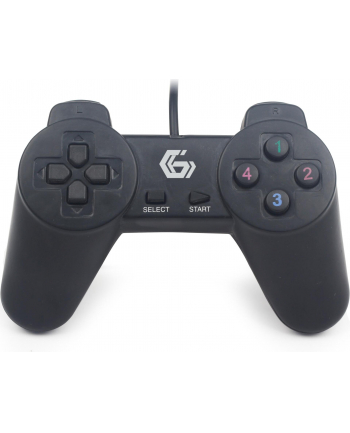 Gamepad GEMBIRD JPD-UB-01 (PC; kolor czarny)