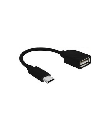 Kabel GEMBIRD A-OTG-CMAF2-01 (USB 2.0 typu C M - USB 2.0 F; 0 20m; kolor czarny)