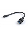 Kabel GEMBIRD A-OTG-CMAF3-01 (USB 3.0 typu C M - USB 3.0 F; 0 20m; kolor czarny) - nr 1
