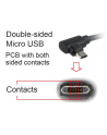 Kabel GEMBIRD CCB-USB2-AMmDM90-6 (USB 2.0 typu A M - Micro USB M; 1 8m; kolor czarny) - nr 1