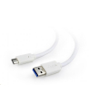 Kabel GEMBIRD CCP-USB3-AMCM-1M-W (USB 3.0 typu C M - USB 3.0 M; 1m; kolor biały) - nr 4